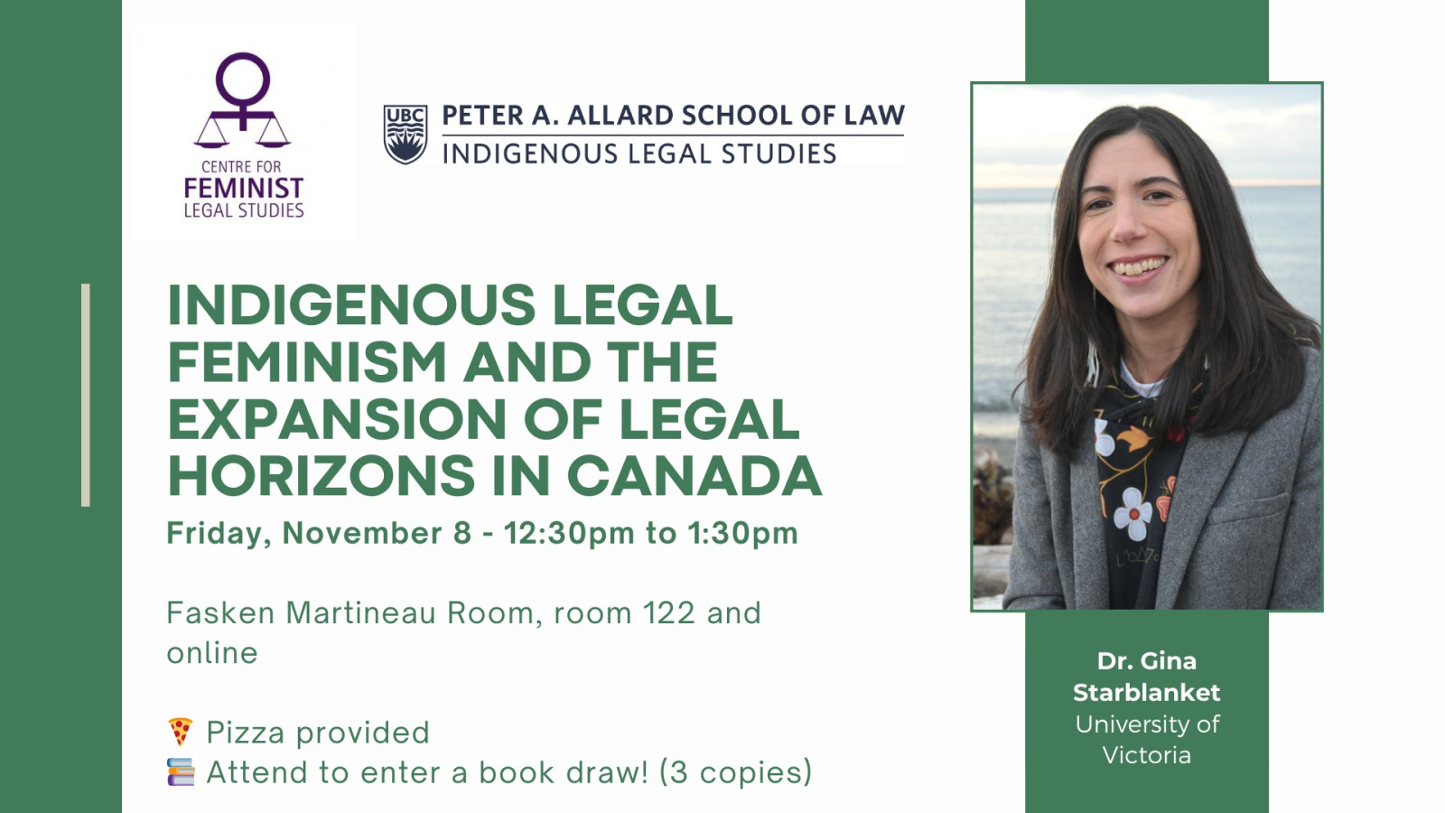 Event of Interest: Indigenous Legal Feminism and the Expansion of Legal Horizons in Canada