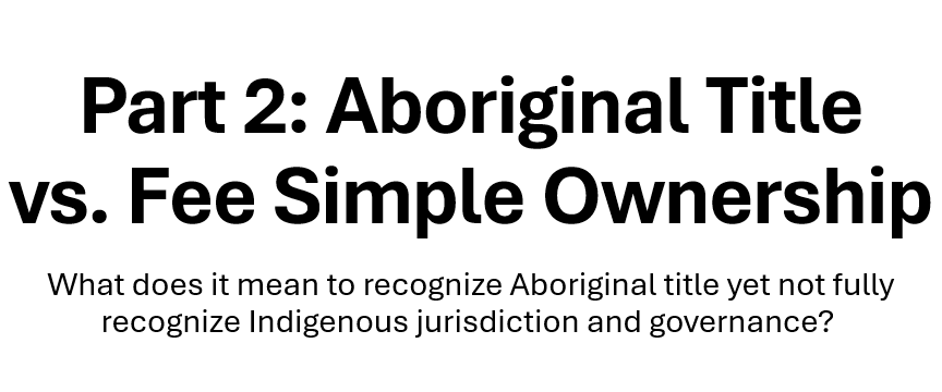The “Land Question” in British Columbia – 4-part series